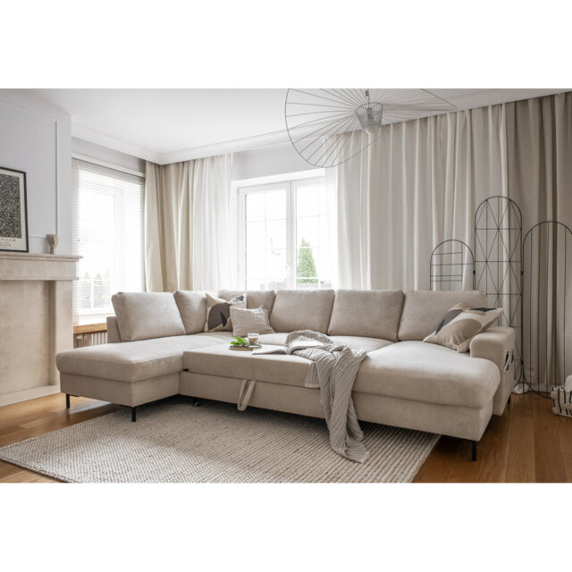 Lofty Lilly 8 seater Corner Sofa Bed