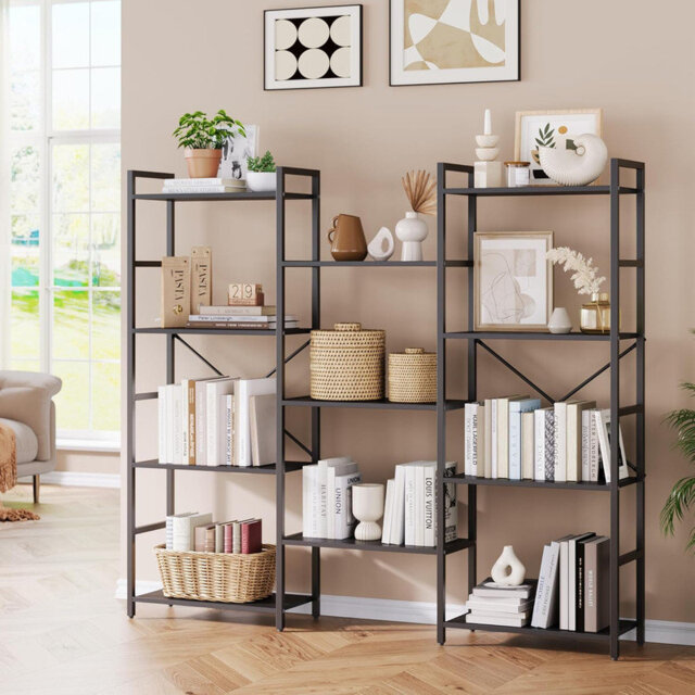 138cm H x 158cm W Steel Bookcase