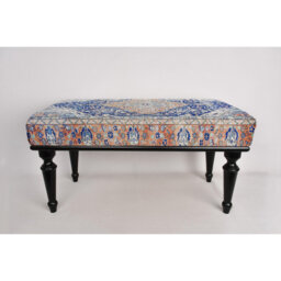 Cotton Upholstered Bench