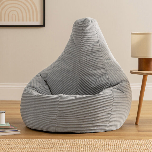 Bean Bag Bazaar Dalton Corduroy Recliner Bean Bag