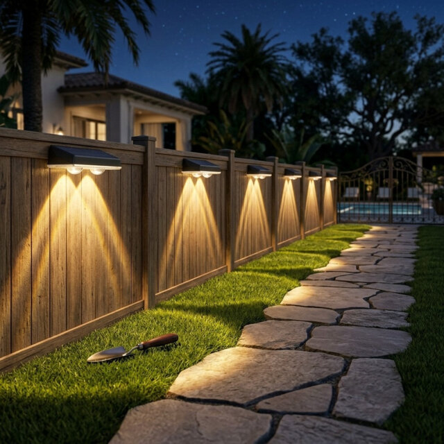 Natural Solar Powered Deck Light