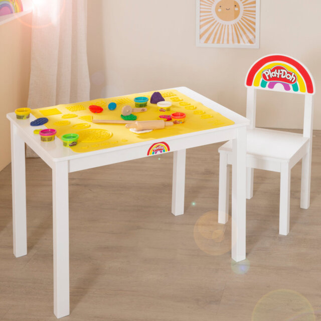 roba x Play Doh Kids 12 -Piece Activity Table and Chair Set