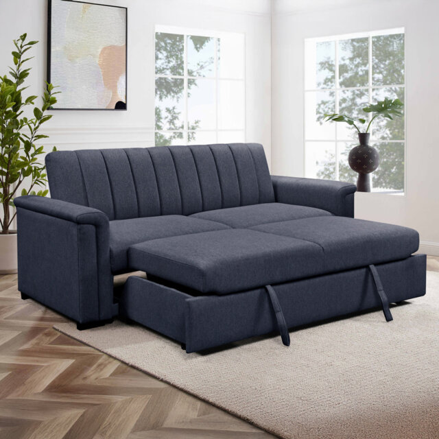 Charlotte 3 Seater Fabric Sofa Bed