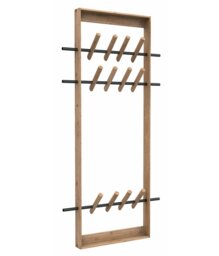 Glencoe Wall 12 - Hook Wall Mounted Coat Rack