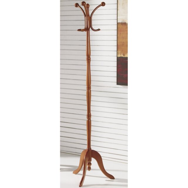 Sharpsburg Solid Wood Freestanding 6 - Hook Coat Rack