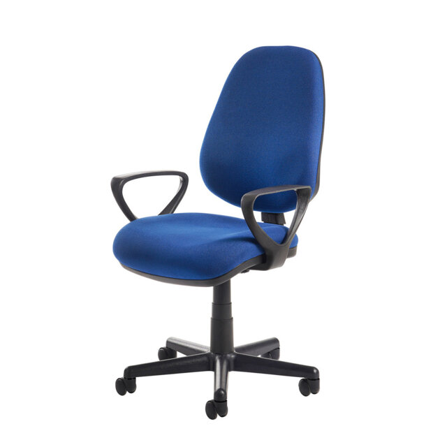 Fabric Operators Chair with Lumbar Support