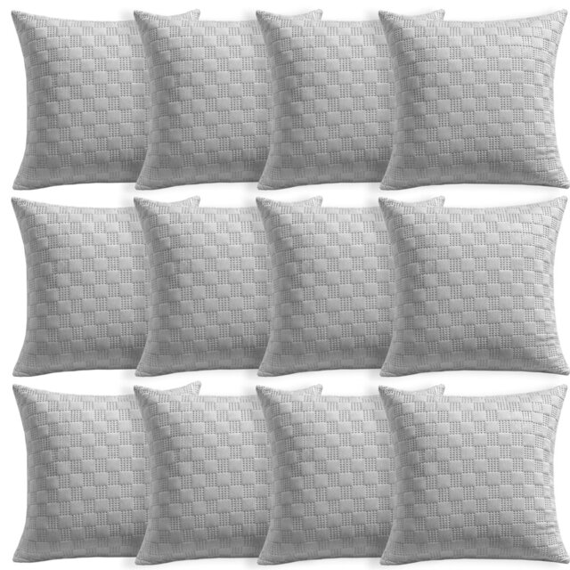 Aspire Homeware Embossed Square Velvet Cushion Covers
