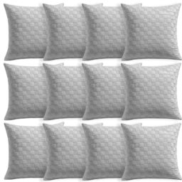 Aspire Homeware Embossed Square Velvet Cushion Covers
