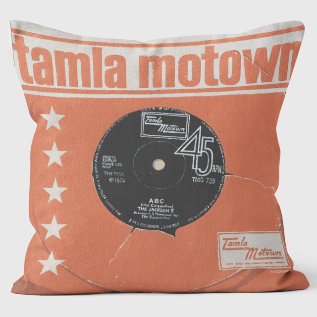 Tamla Motown ABC - Martin Wiscombe - Classic Singles Cushion