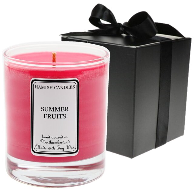 Soy Wax Summer Fruits Scented Jar Candle