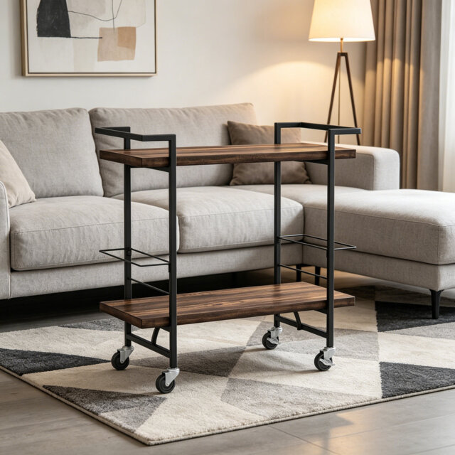 Metal Bar Cart