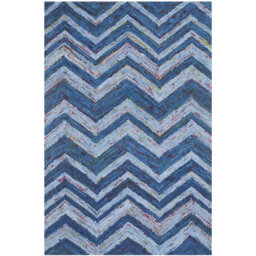 Lyla Handmade Tufted Cotton Blue Rug