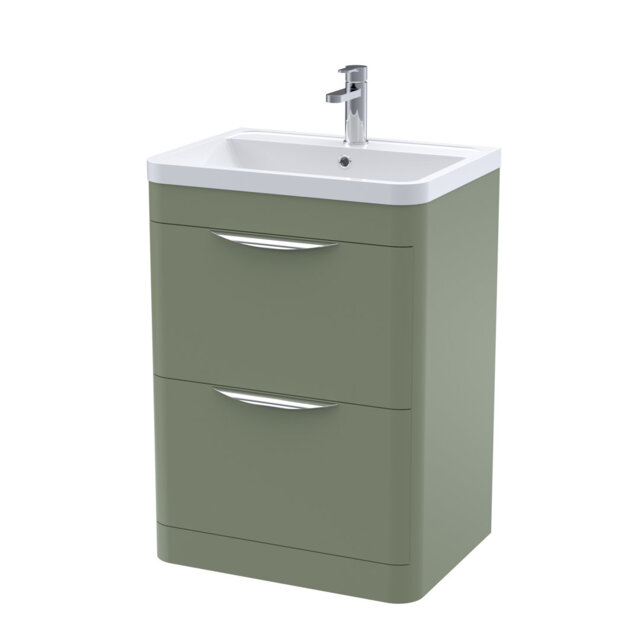 Parade 600mm Single Bathroom Vanity with Integrated Vitreous China Basin