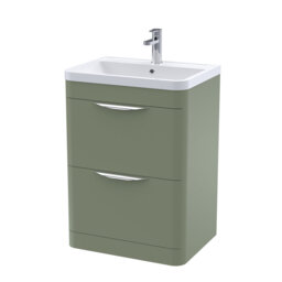 Parade 600mm Single Bathroom Vanity with Integrated Vitreous China Basin