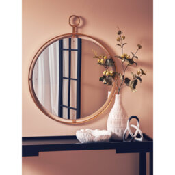 Murphysboro Metal Round Wall Mirror