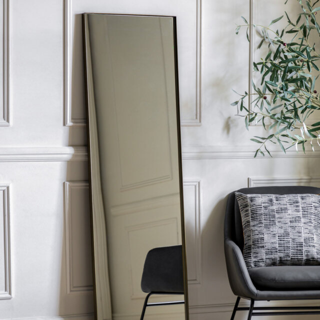 Frine Metal Rectangle Wall Mirror