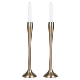 2 Piece Metal Tabletop Candelabra Set
