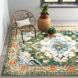 Eastchester Power Loom Green/Blue Rug