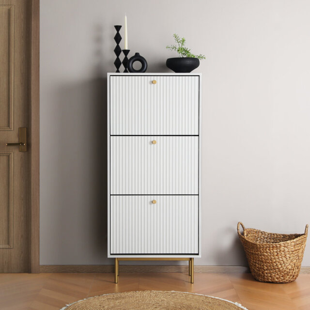 18 Pair Shoe Storage Cabinet