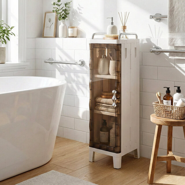 Plastic / Acrylic Bathroom Shelves