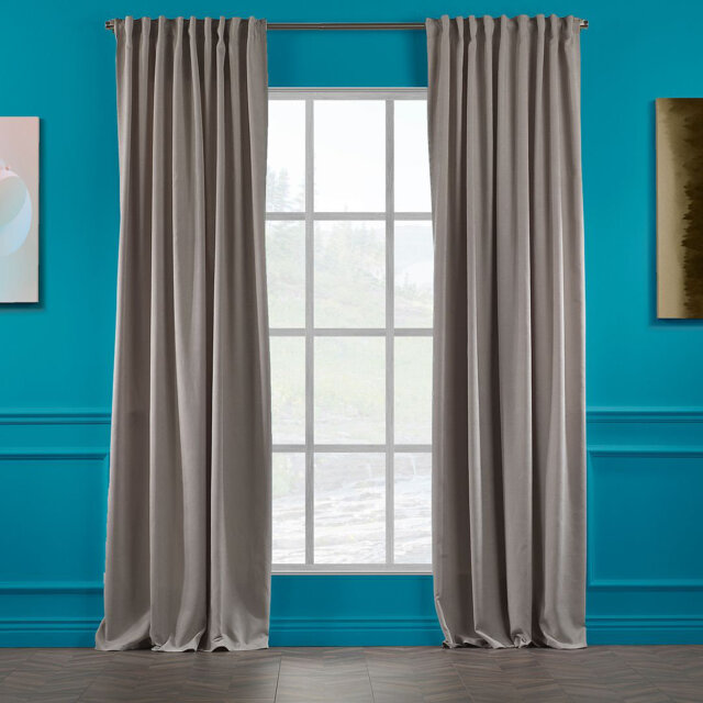 Blackout Thermal with Liner Extra Long & Extra Wide Decorative Curtain Single Panel
