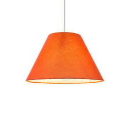Traditional 8 Inch Vivid Cotton Fabric Coolie Lamp Shade By Happy Homewares