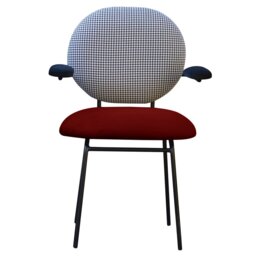 Plum Upholstered Armchair
