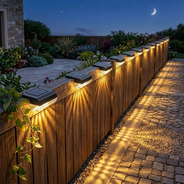 Natural Solar Powered Deck Light