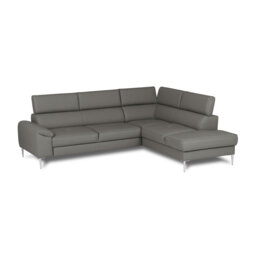 Camden Real Leather Corner Sofa with Pull-Out Bed, Storage & Adjustable Headrests