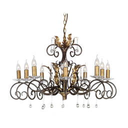 Barcroft 10 - Light Candle Style Chandelier