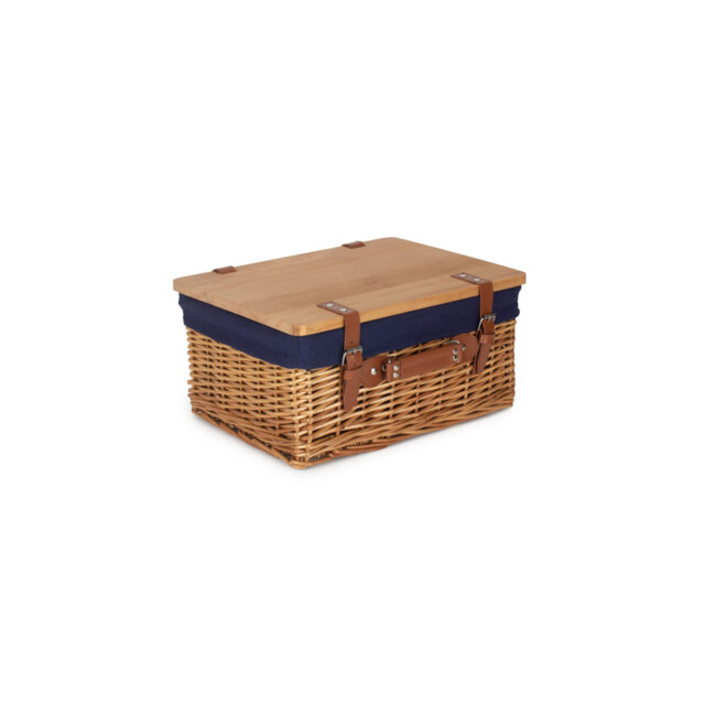 Wicker Gift or Storage Hamper with Lining