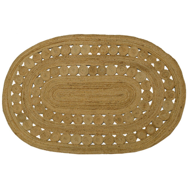 Roberta Hand Tufted Brown Rug