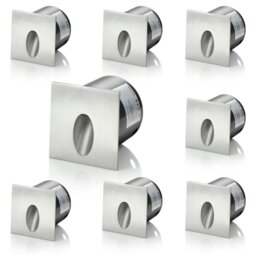 Aubina Stainless Steel Integrated LED Deck Light Pack