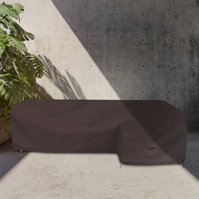 Kimberlin Heavy Duty Multipurpose Waterproof Patio Sectional Sofa Cover, Outdoor Couch Lounge Furniture Cover