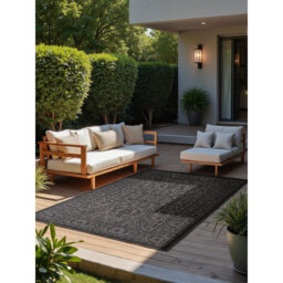 Kona Indoor and Outdoor Rug by Hanse Home – Reversible Outdoor Rug, Flat Weave Weatherproof for Living Room, Balcony, Garden