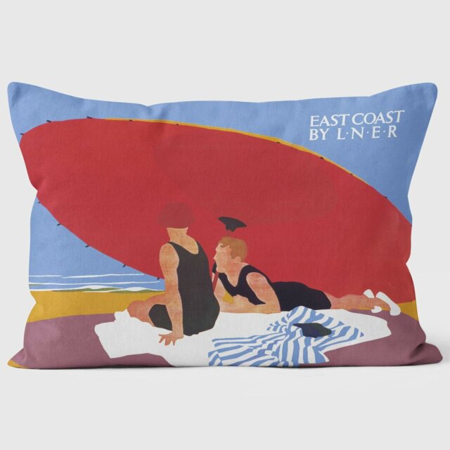 East Coast by LNER 1930s - Sunshade - National Railway Museum Cushion