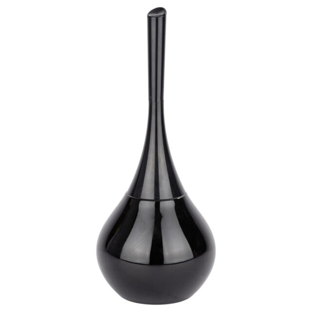 Toilet Brush,Reusable,Closed,Elegant Shape,Black