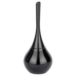 Toilet Brush,Reusable,Closed,Elegant Shape,Black
