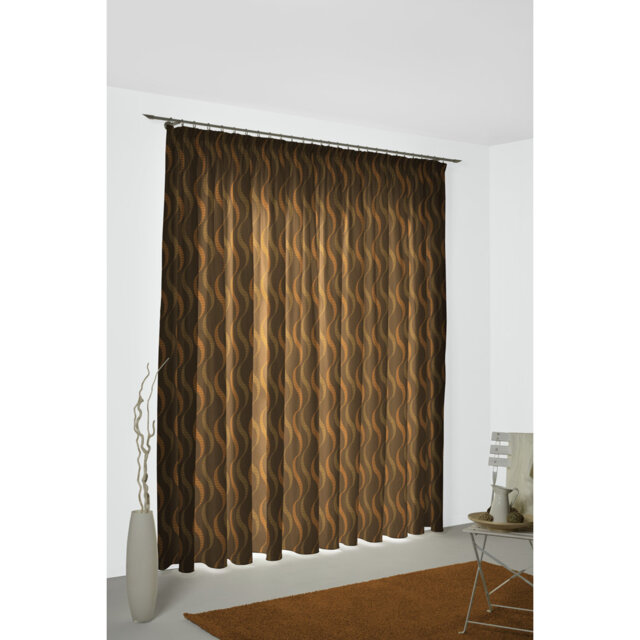 Pearson Pencil Pleat, Single Curtain, opaque