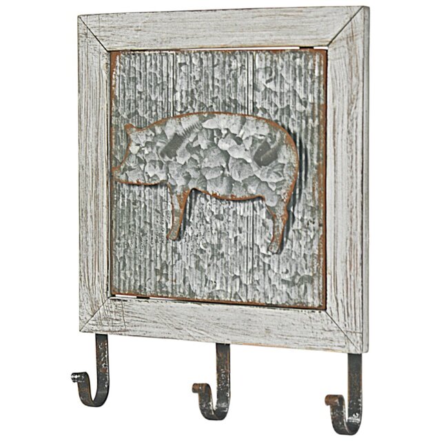 Bellwether Solid Wood Wall 3 - Hook Wall Mounted Coat Rack