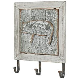 Bellwether Solid Wood Wall 3 - Hook Wall Mounted Coat Rack
