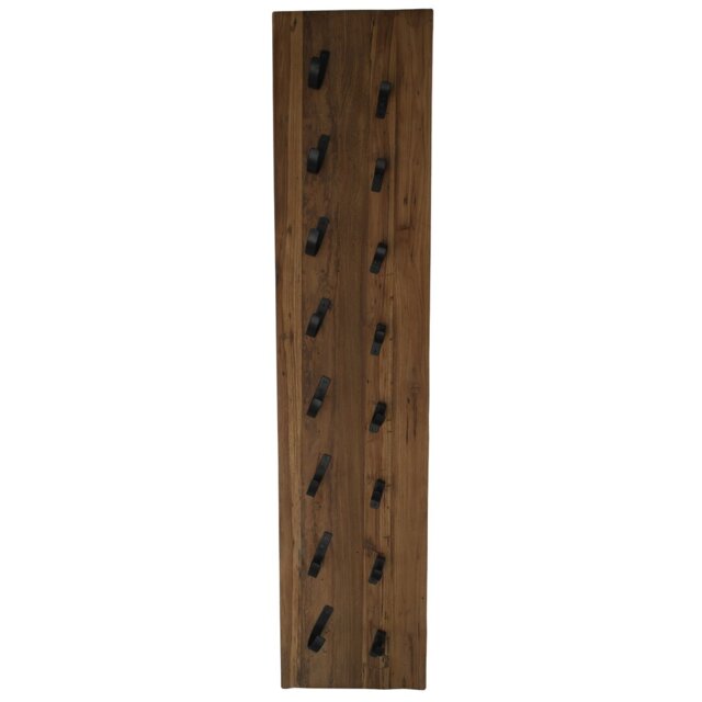 Marjo 8 Bottle Solid Wood Wall Mounted Wine Bottle Rack in