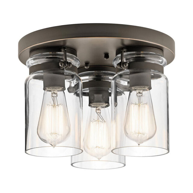 New Britain Glass Flush Mount