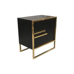 Alwaleed 2 Drawer Bedside Table