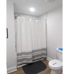 Cotton Shower Curtain Set
