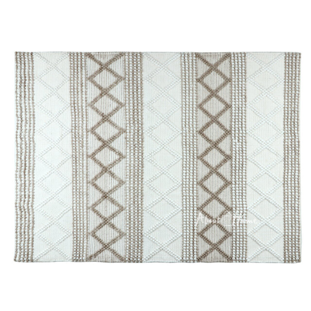 Tuule Hand-Knotted Beige Indoor/Outdoor Rug