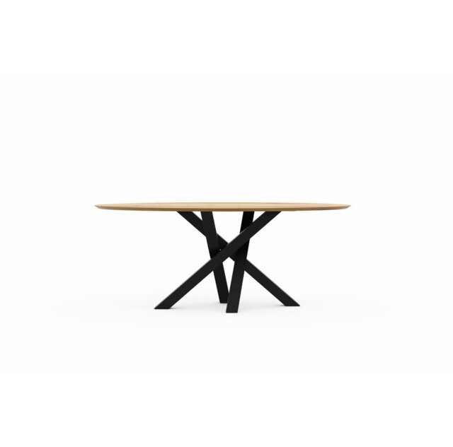 Balmore Metal Base Dining Table