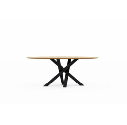 Balmore Metal Base Dining Table