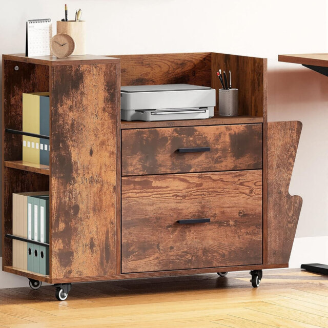 73 cm W 2 -Drawer Wheels / Casters included Mobile