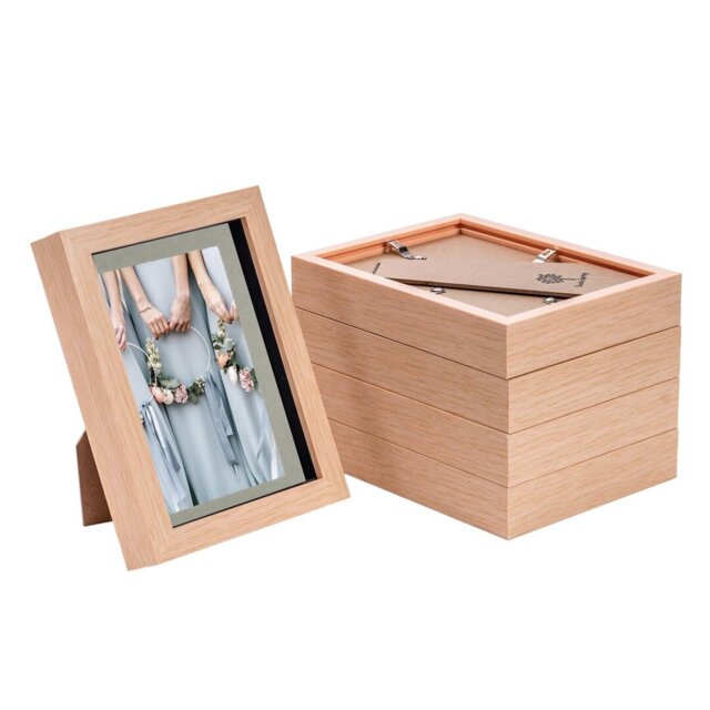 "Nicola Spring - 3D Box Photo Frames - 5 x 7"" with 4 x 6"" Mount"